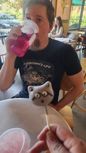 Customer photo review of Surf Perch Sandcrab T-Shirt