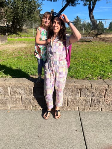 Customer photo review of RAY JUMPSUIT | DAY RUBIX PRINT
