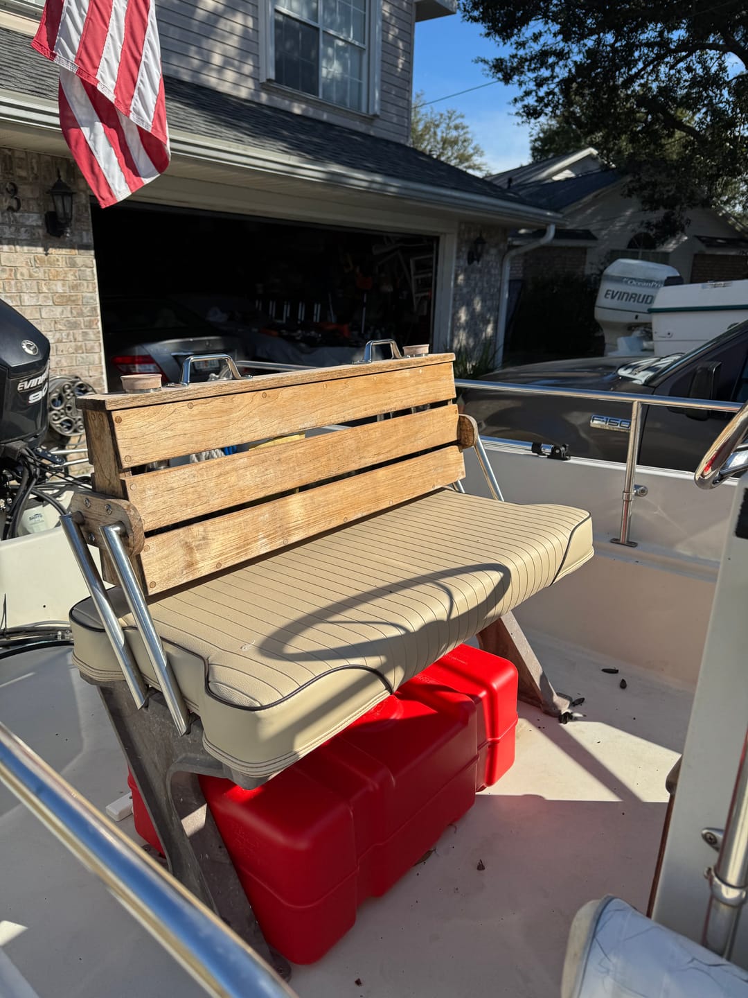 Customer photo review of RPS Seat Cushion - Boston Whaler Montauk, Outrage, Newport And Others