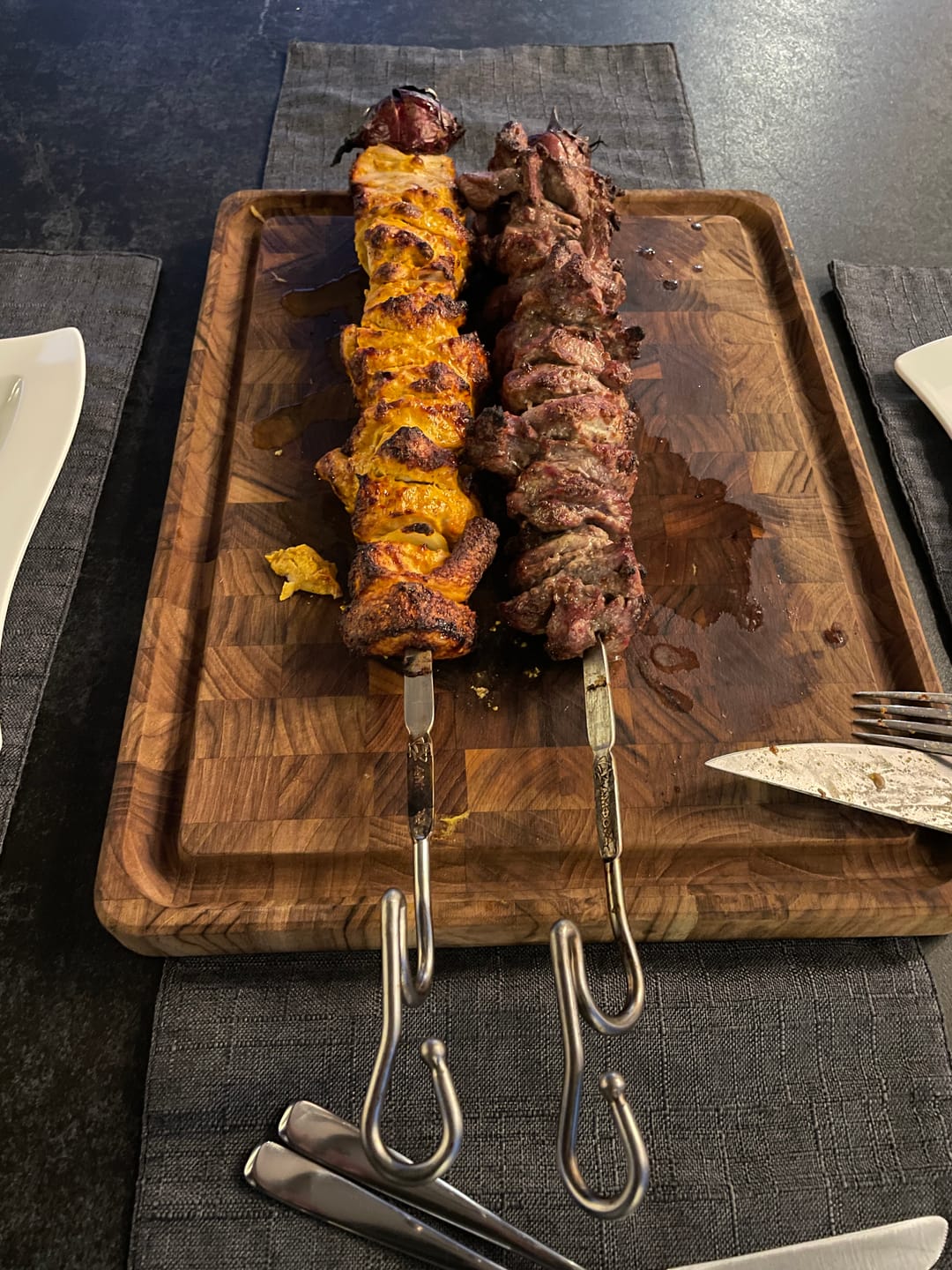 Customer photo review of Lamm-Schaschlik-Original – zart mariniert aus der Lammkeule | mySchaschlik