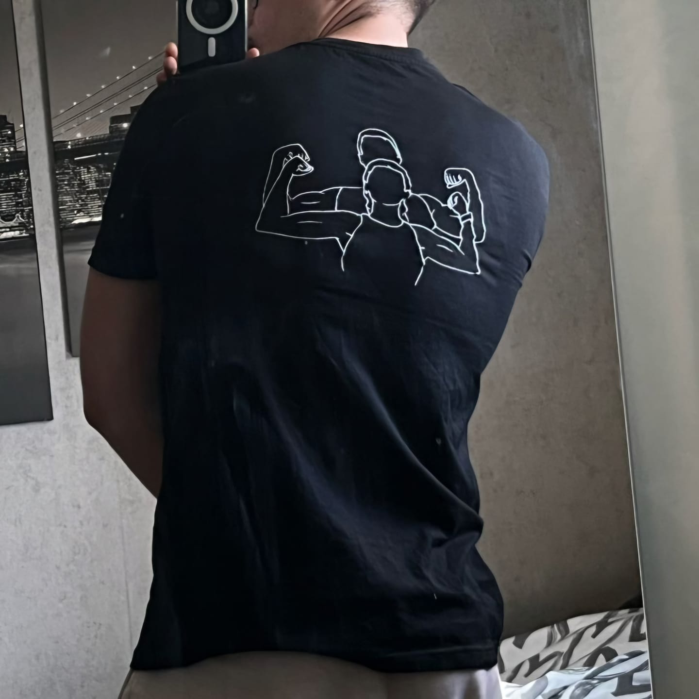 Customer photo review of Personnalise ton t-shirt avec ta photo préférée