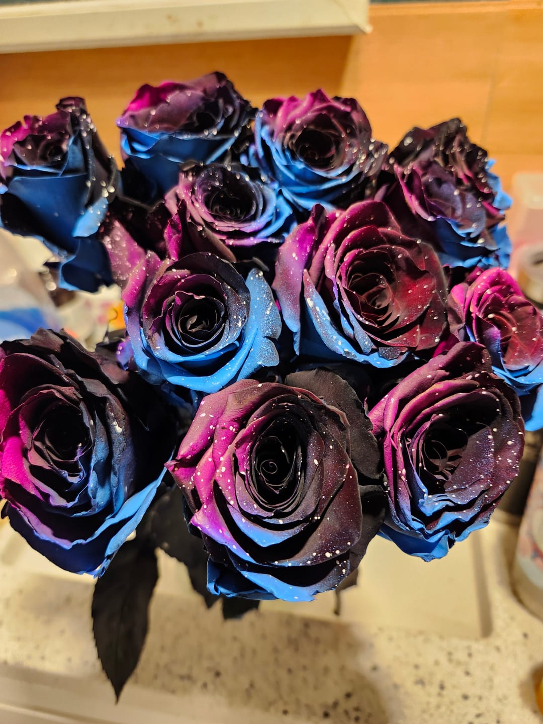 Customer photo review of Starry Galaxy Roses