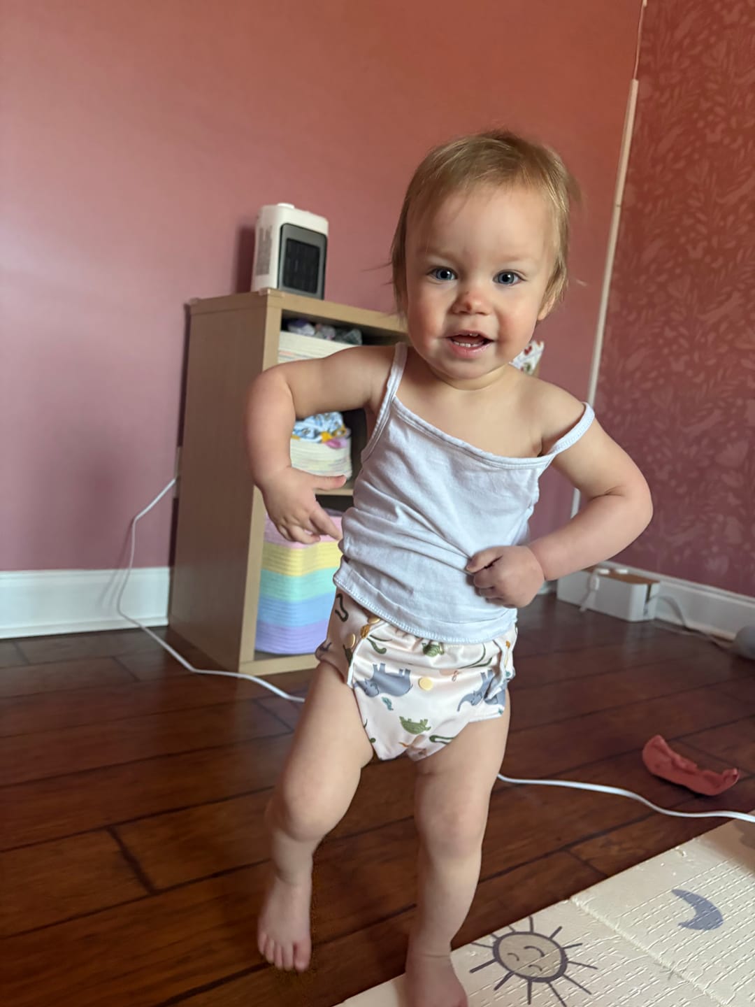Customer photo review of Reusable Potty Training Pant with Absorbent Inner Layers