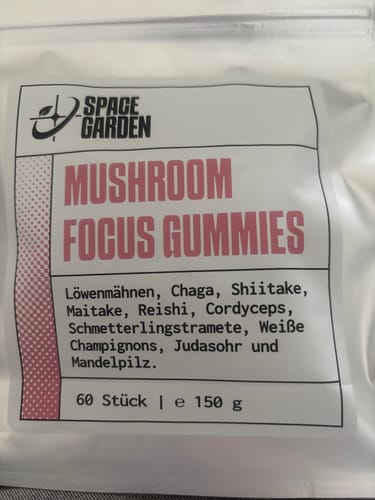 Customer photo review of Fokus Vitalpilz Gummibärchen