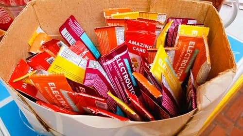 Customer photo review of Pack 4x Electrolitos Mix Sabores (48 sticks)