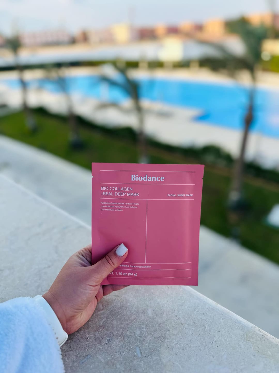 Customer photo review of Nakts hidrogela maska ar kolagēnu Biodance Bio-Collagen Real Deep Mask