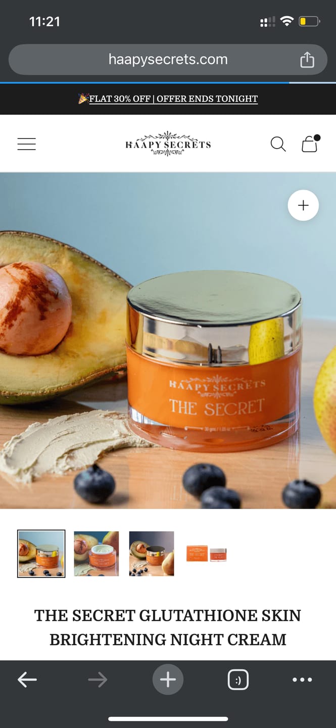 Customer photo review of Glow Ubtan Face SCRUB-150gms