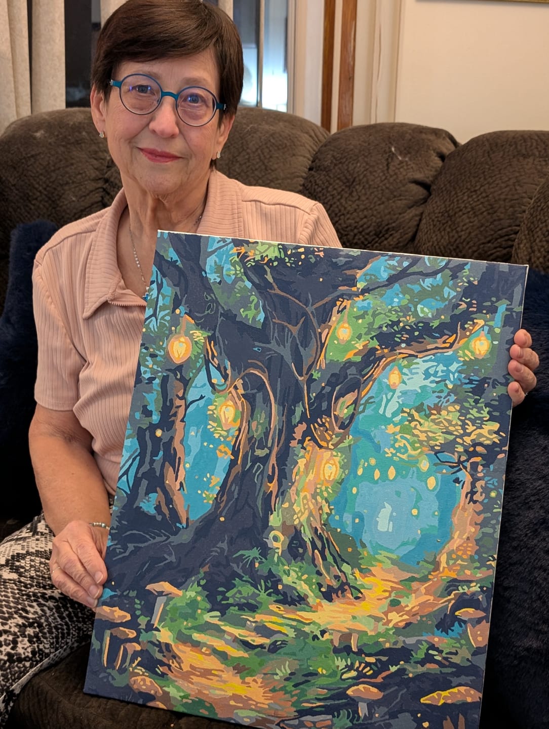 Customer photo review of Hanging Lights Forest