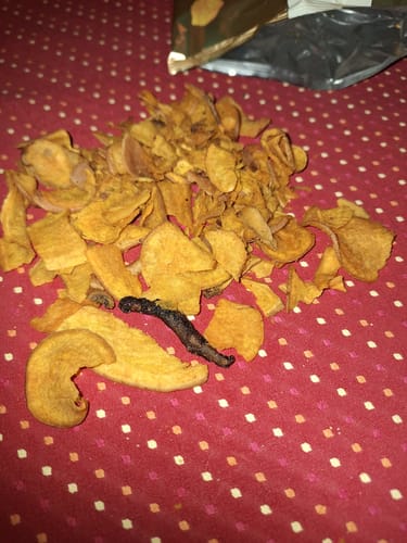 Kundenbewertung mit Foto zu Bio Süßkartoffel Chips