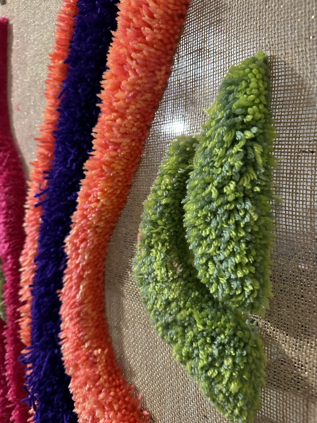 Customer photo review of The Daddy Long Legs — High Pile Shaggy Tufting Machine