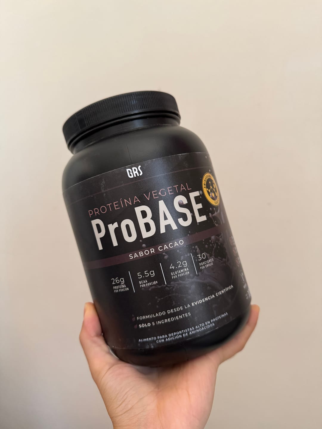 Customer photo review of Proteína ProBASE Cacao