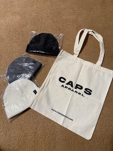 Customer photo review of LOGO FISHERMAN BEANIE 3-PACK 2.0.