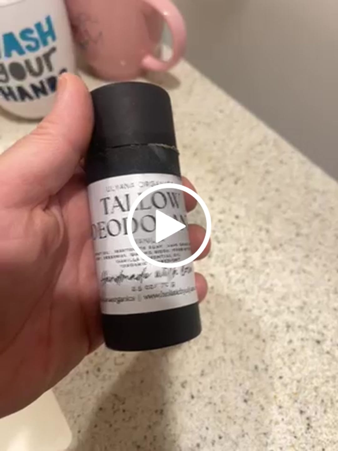 Customer video review of Tallow Deodorant