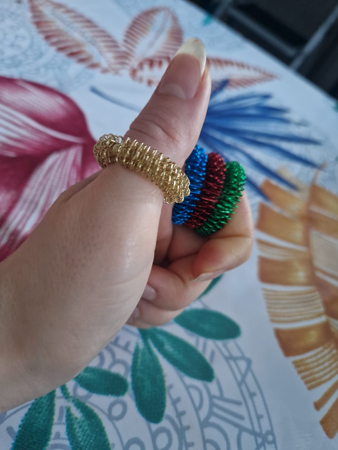 Customer photo review of Bague hérissée (Lot de 12)