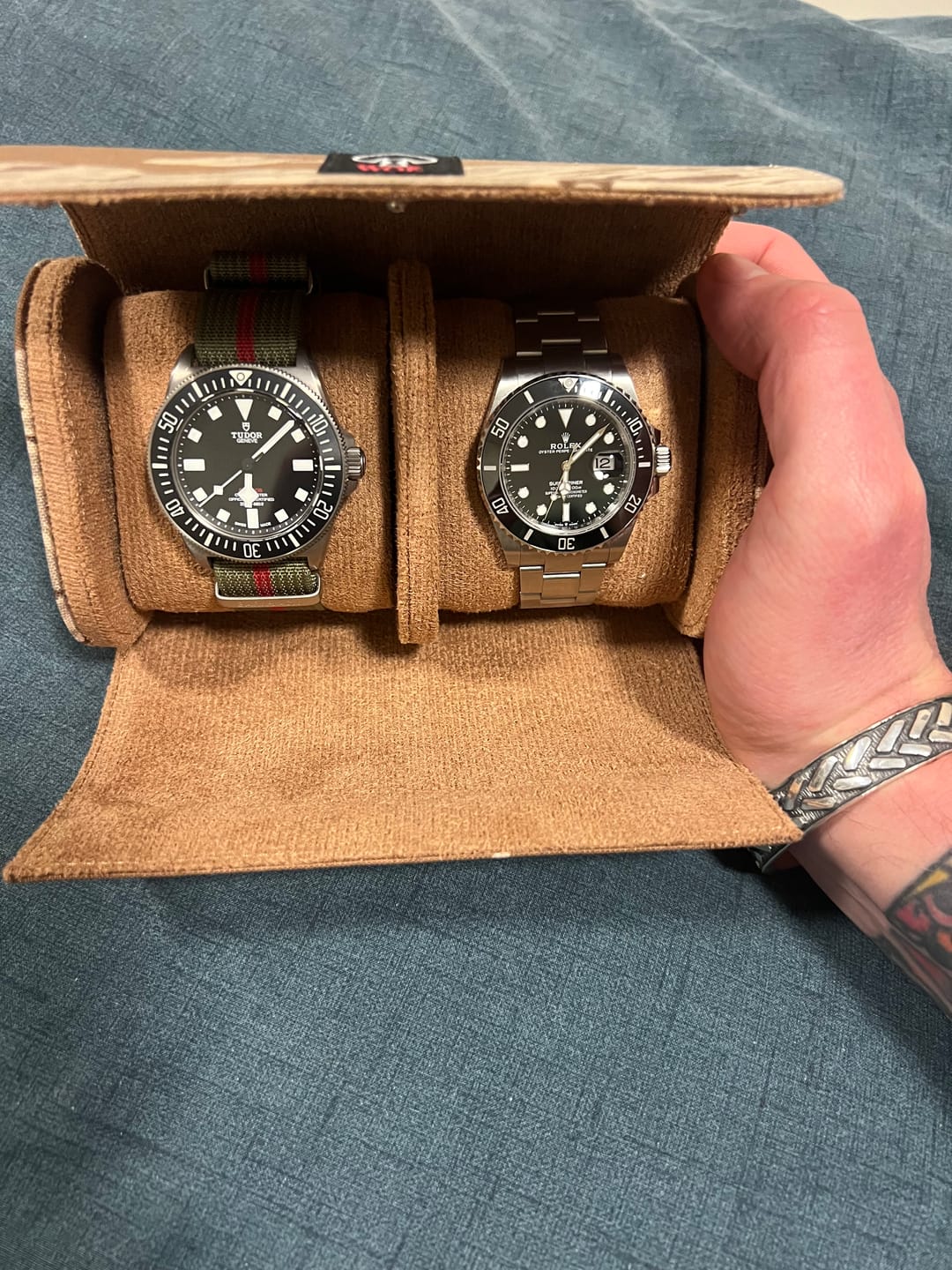 Customer photo review of Watch Tube - Desert Tiger Stripe -NEW