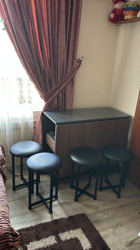 Customer photo review of ترابيزة سفرة مودرن ذات غالق للتحكم فى الحركة-stco10