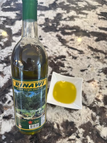 Customer photo review of Rinawi Extra Virgin Olive Oil 18L Tin Can - Free Shipping to Canada