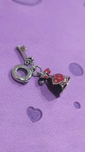 Customer photo review of 925 Sterling Silver Queen of Hearts Charm