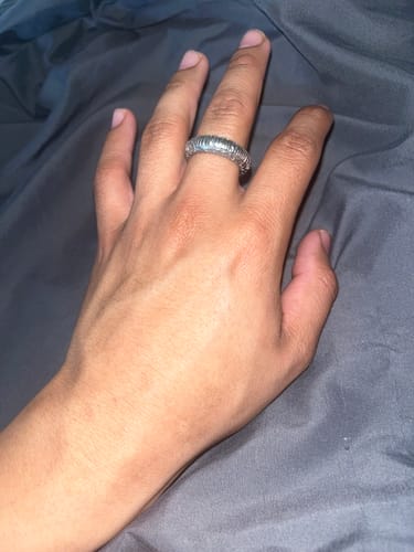 Customer photo review of UPGRADED CATACOMBS RING