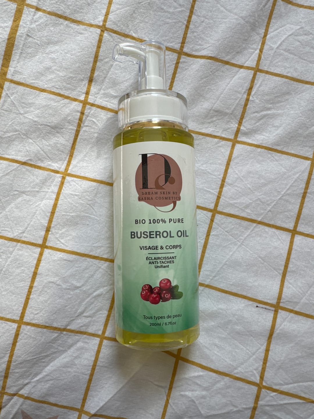 Customer photo review of HUILE DE BUSEROLE - 200ml