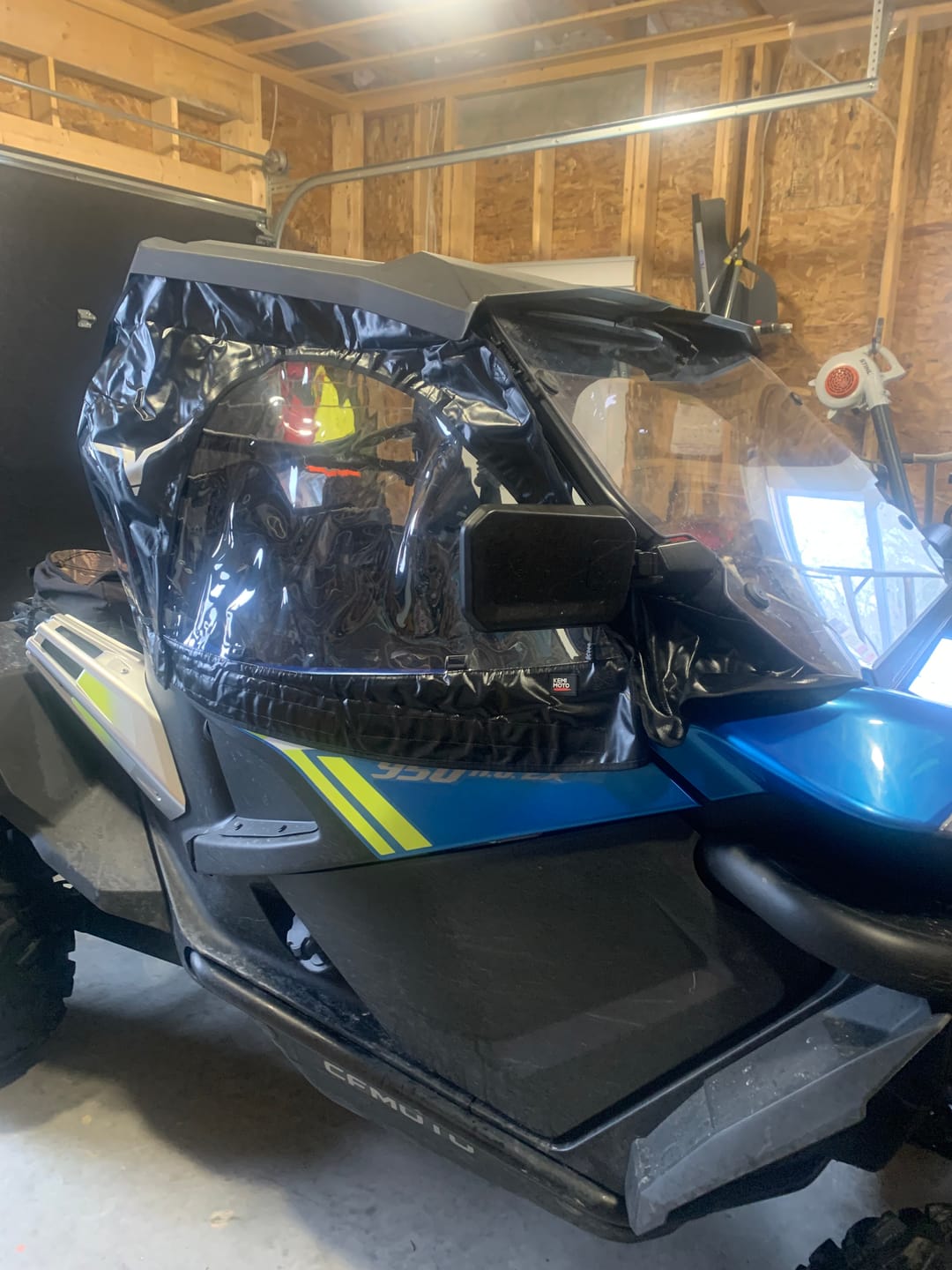 Customer photo review of Soft Cab Enclosures Upper Door for CFMOTO ZForce 950