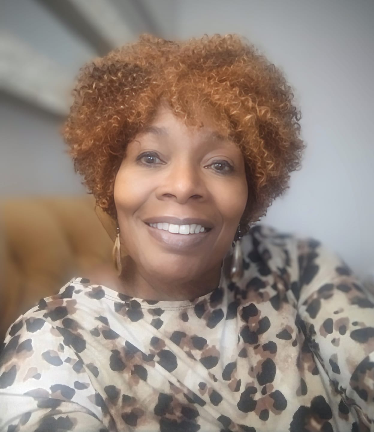 Customer photo review of It's a Cap Weave Human Hair Wig AFRO CURL