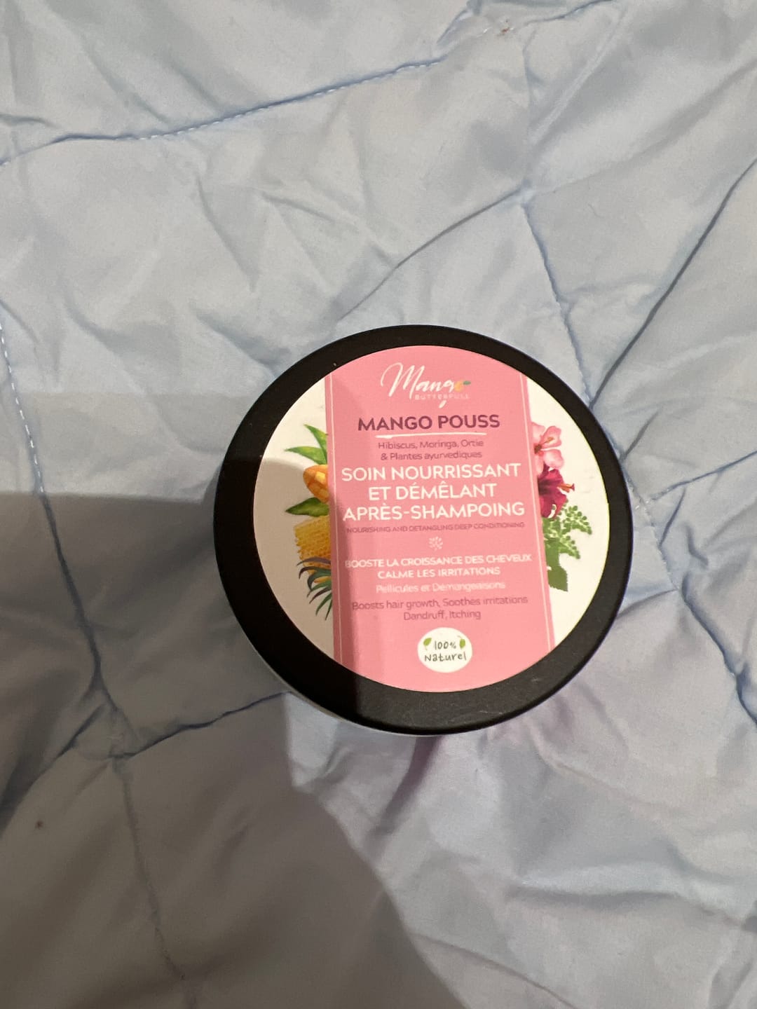 Customer photo review of Soin nourrissant et démêlant après-shampoing - POUSS