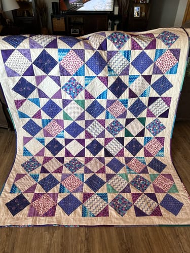 Customer photo review of Natural Cotton Polyester Wadding - 1.5" Thick for Quilting & Upholstery