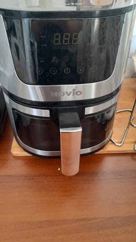 Customer photo review of Air Fryer Novio Grill & Fry