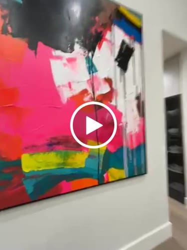 Customer review photo for COLORFUL PAINTING #CA144