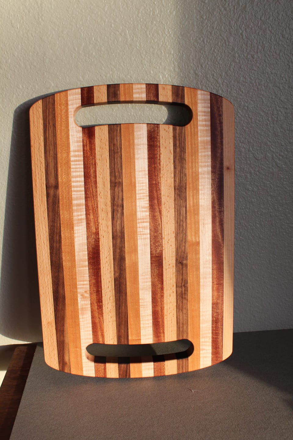 Customer photo review of 17.75x11.75" Oblong Dual Handle Serving Board Acrylic Router Template