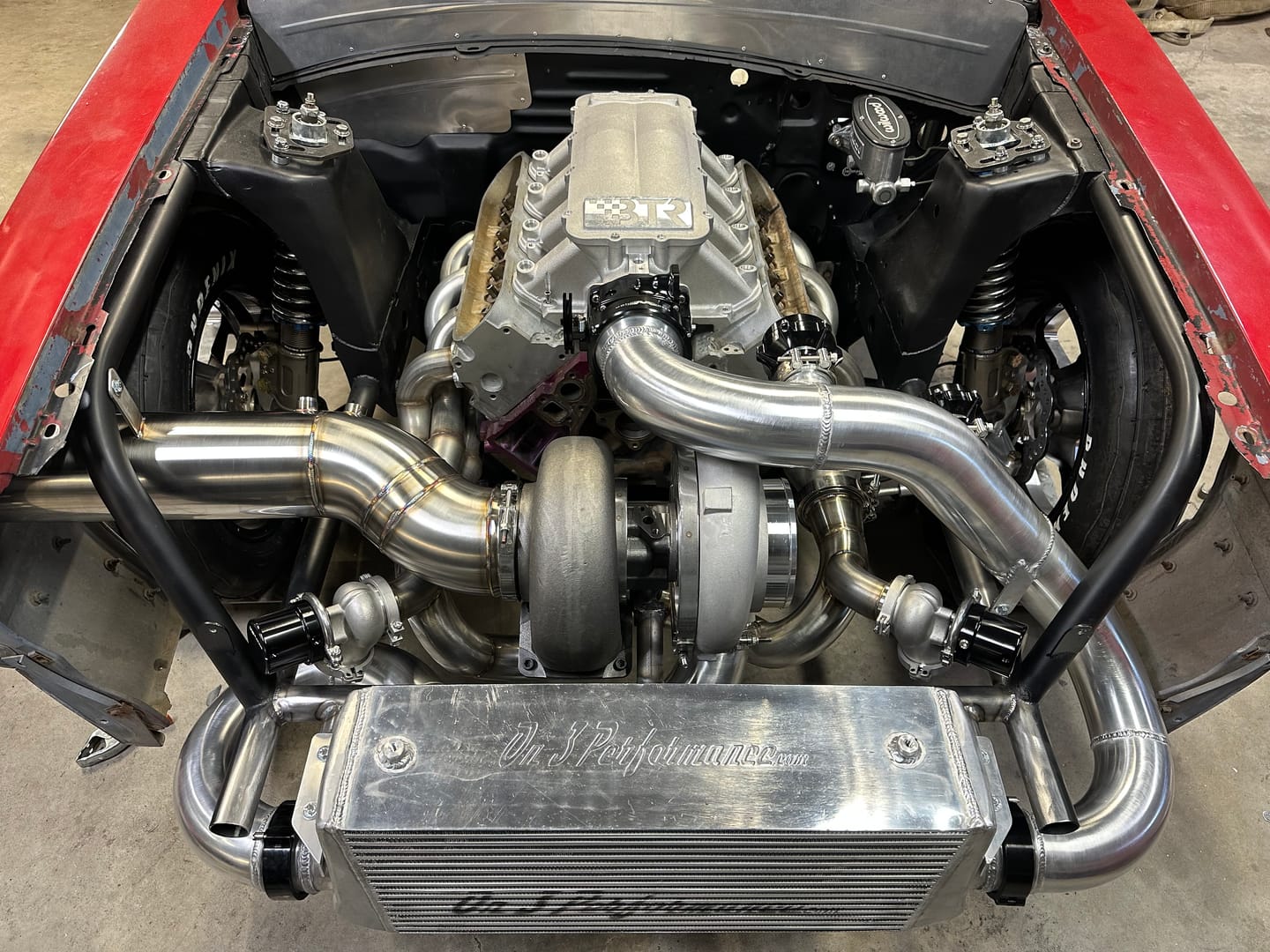Customer photo review of ICON 102/105mm Cable Drive Throttle Body (Black) w/ Interchangeable Connection