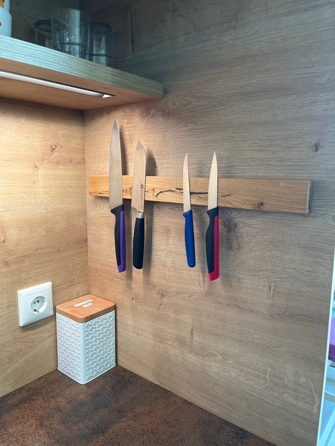Customer photo review of Magnet Messerleiste CULTRO aus Holz