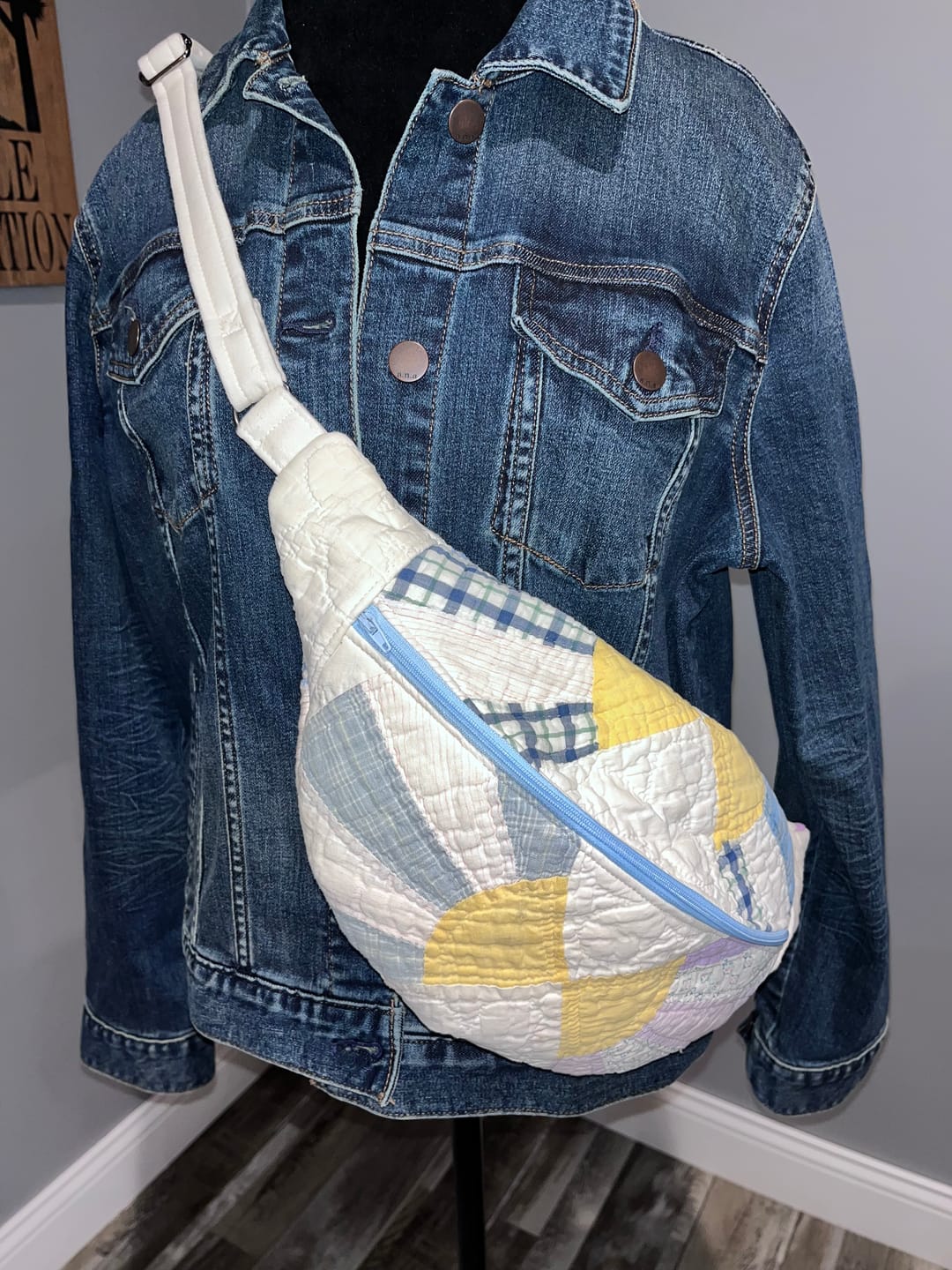 Customer photo review of Large and small Baileigh bag pattern