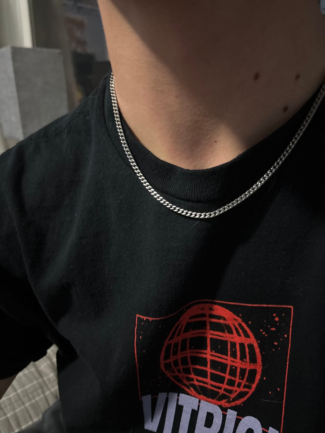 Customer photo review of 3mm Thin Franco Link Chain