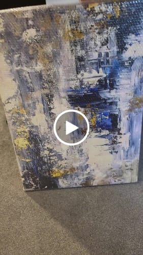 Customer video review of ABSTRACT DIVISION CANVAS
