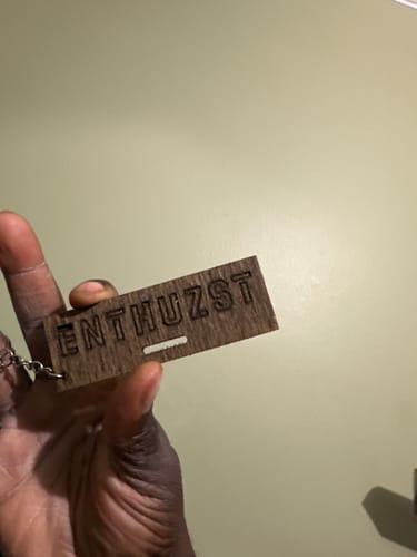 Customer photo review of RUSTIC KEYCHAIN