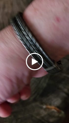 Customer video review of Special Offer! St. Michael Defend Us Bracelet - Helps Pair Veterans With A Service Dog Or Shelter Dog