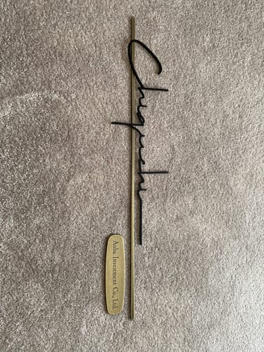 Customer photo review of 【看板】Links（ブラック＆真鍮）