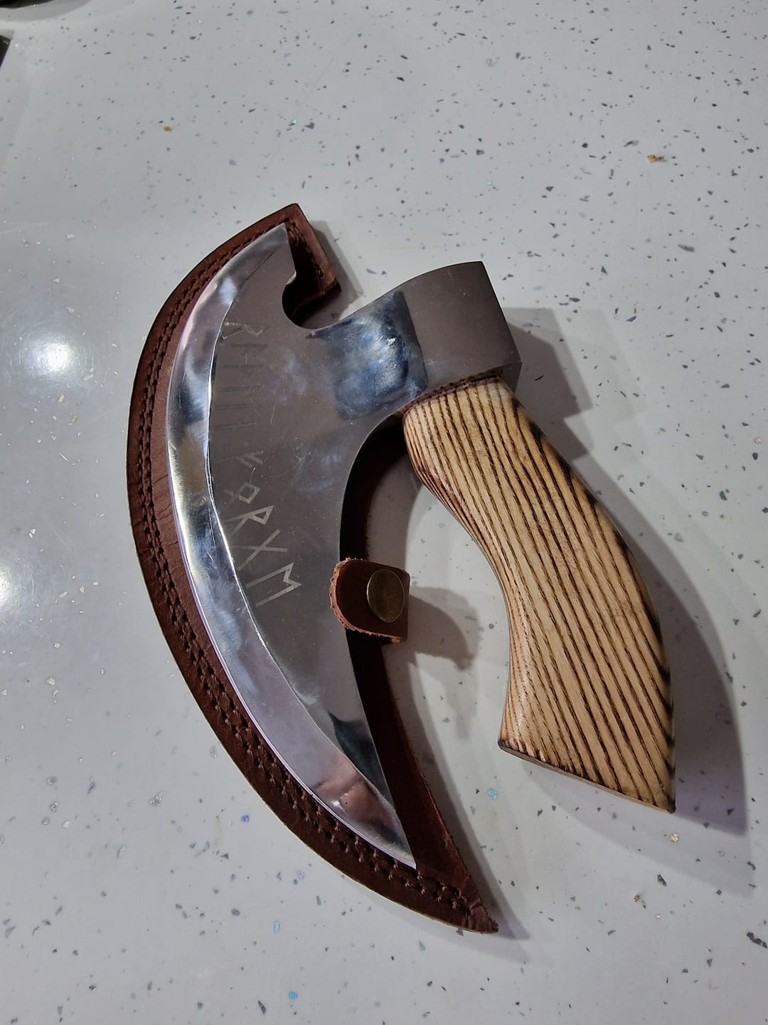 Customer photo review of The Original Pizza Axe - Seconds