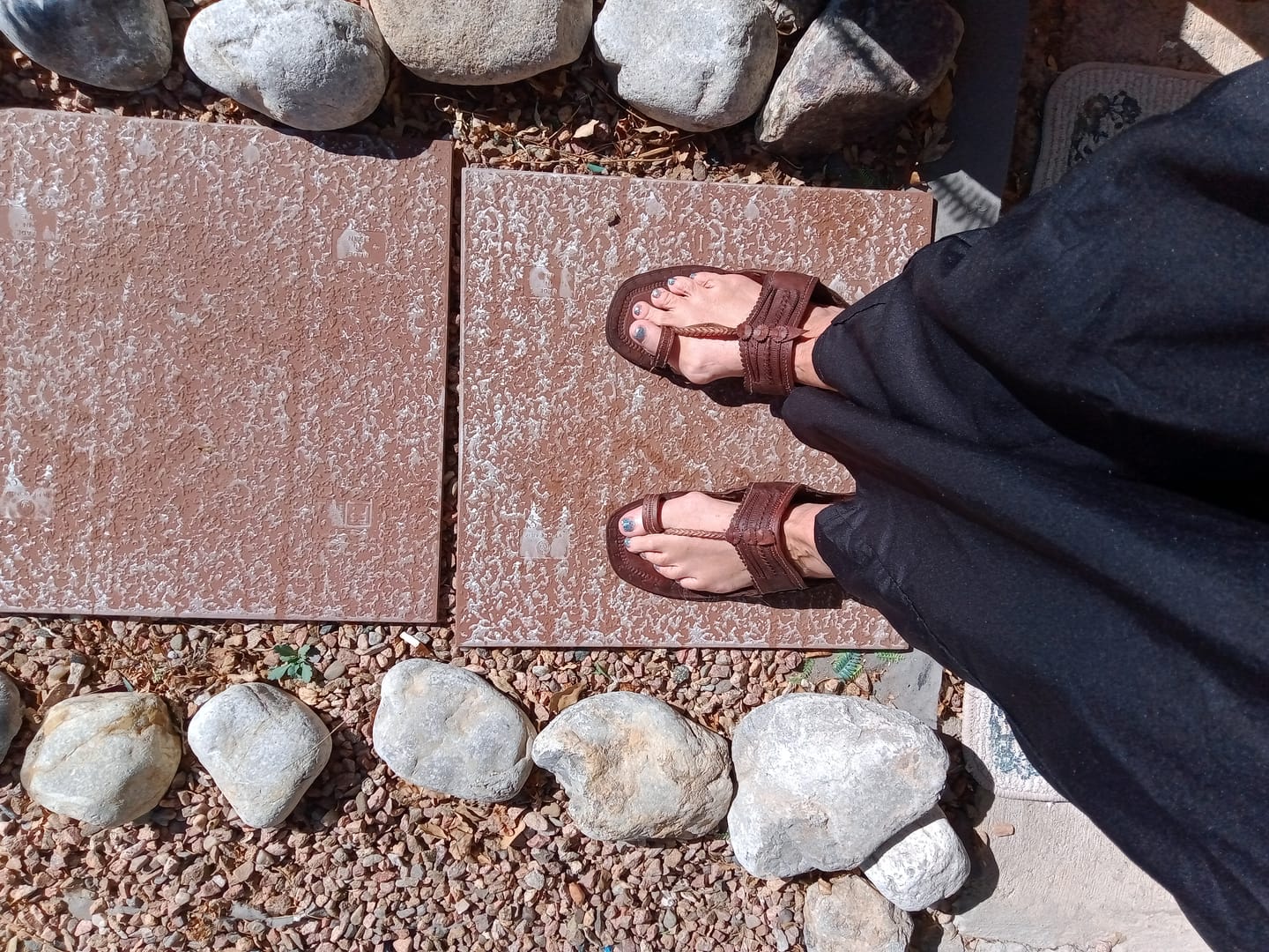 Customer photo review of Water Buffalo Sandals