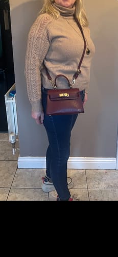 Customer photo review of The Kate Bag