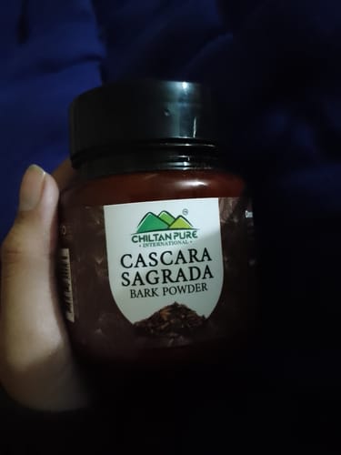 Customer photo review of Cascara Sagrada Bark Powder for COLON Cleansing 💩 Piles – Bawaseer – Regularity Stool Softener,, پیٹ صفا ✔️