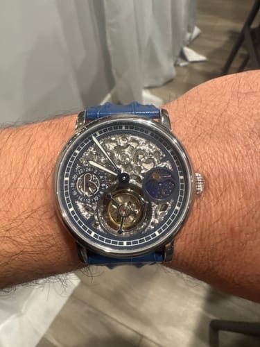 Customer photo review of 24mm ERA Timepieces Hornback Leather Band