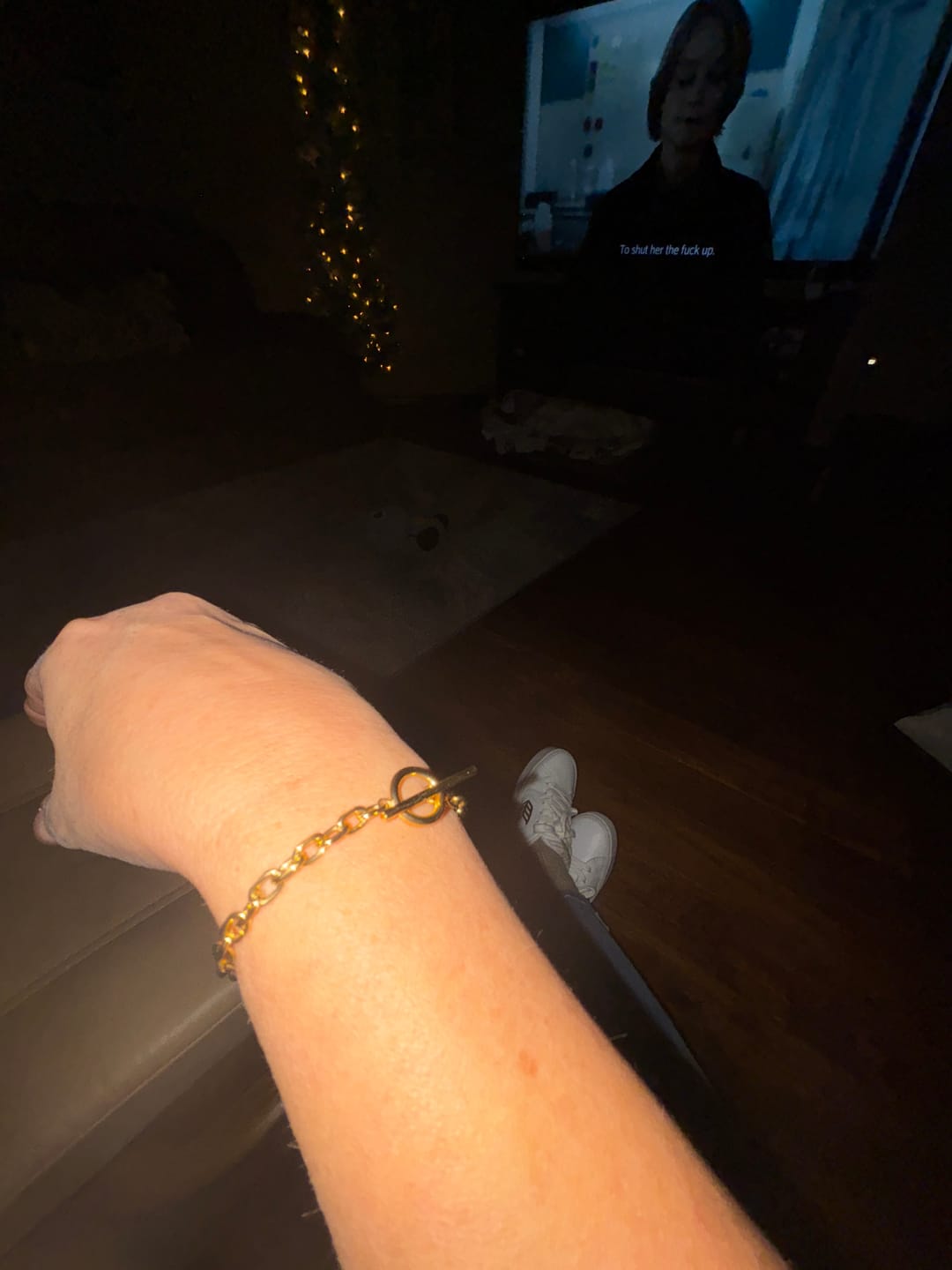 Customer photo review of Cuban T Bar Bracelet