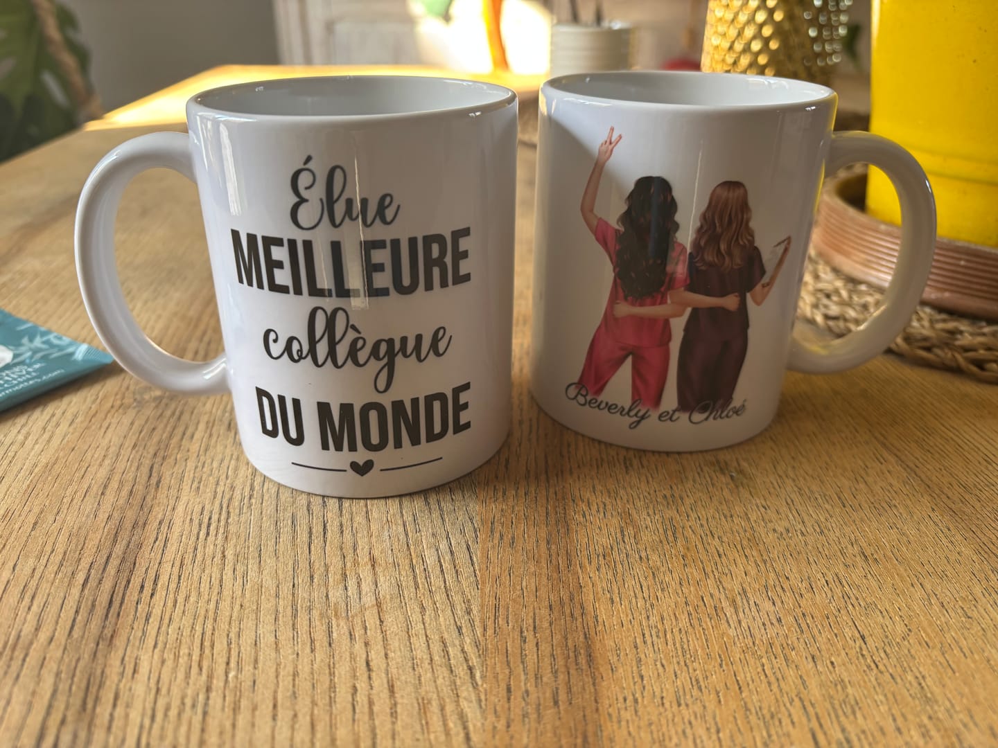 Customer photo review of Mug Personnalisé - Collègues Infirmières