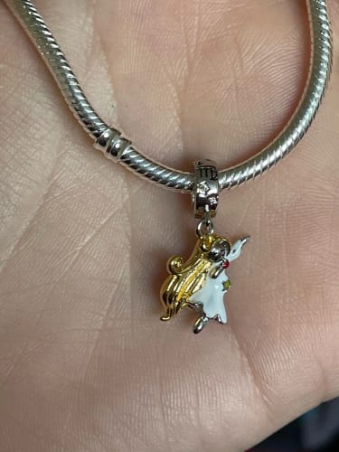 undefined review of 925 Sterling Silver Glow in the Dark Virgo Charm image 1 out of 1