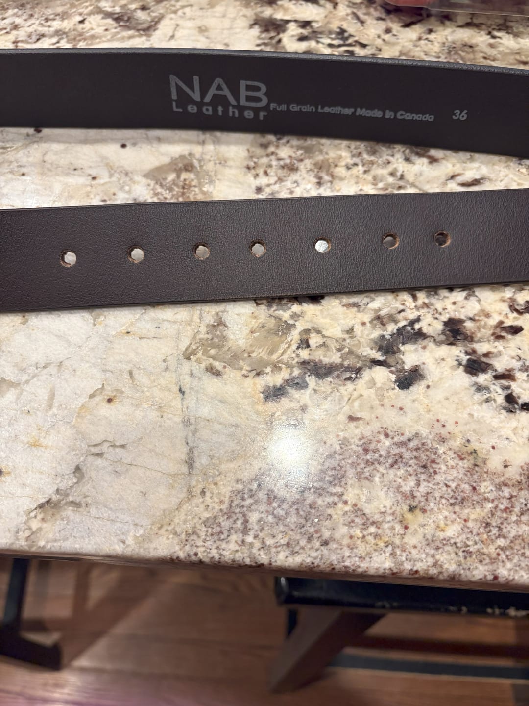 Customer photo review of The Long Haul Belts - 2 PC Gift Set