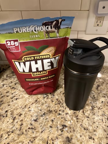 Customer photo review of Whey Protein Isolate Chocolate