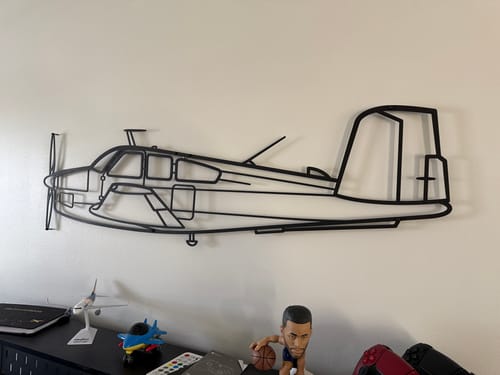 Customer photo review of V35 Bonanza Silhouette Metal Wall Art